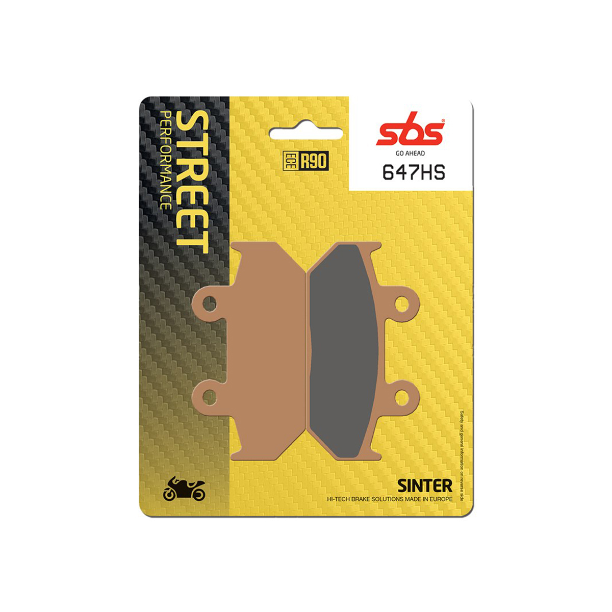 Set pastiglie freno anteriori SBS serie HS per CAGIVA ELEFANT 750 1994-1995