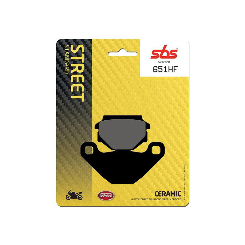 Set pastiglie freno posteriori SBS serie HF per APRILIA PEGASO 600 1990-1991