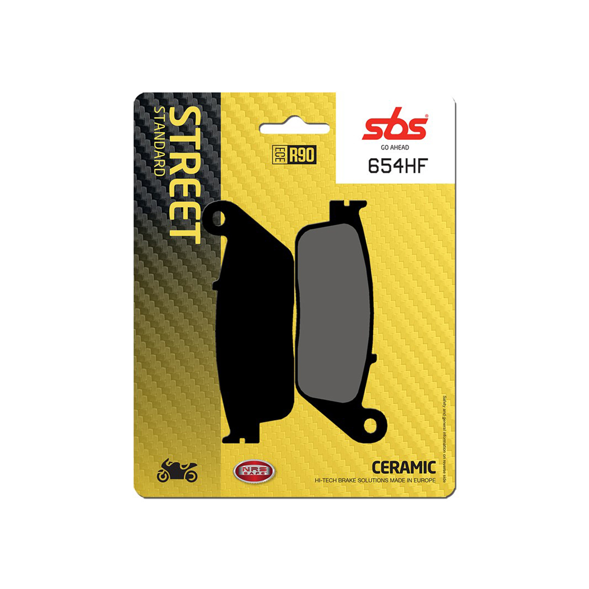 Set pastiglie freno posteriori SBS serie HF per YAMAHA MT-01 2007-2011