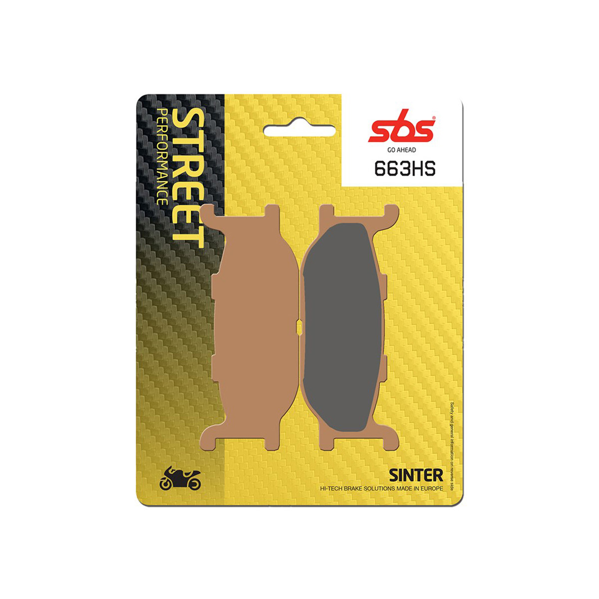 Set pastiglie freno anteriori SBS serie HS per YAMAHA XV 950 R 2014-2020