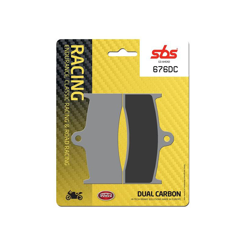 Set pastiglie freno anteriori SBS serie DC per MV AGUSTA BRUTALE 910 S 2005-2009