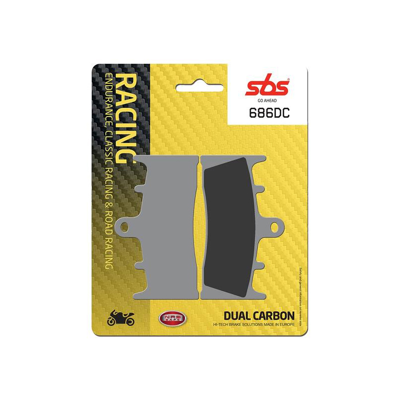 Set pastiglie freno anteriori SBS serie DC per KAWASAKI ZRX 1100 1997-2000