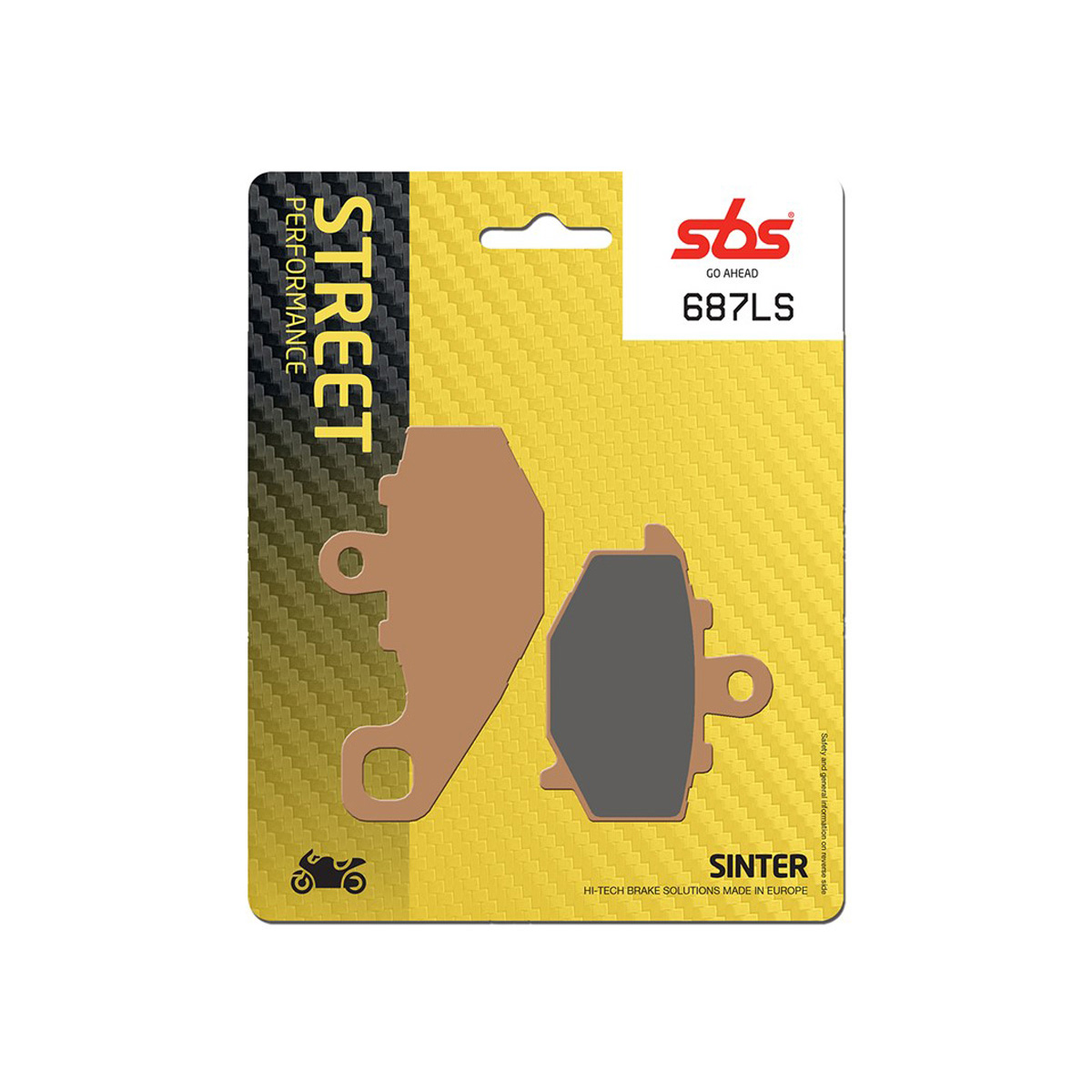 Set pastiglie freno posteriori SBS serie LS per KAWASAKI ZX 9 R 1996-2001