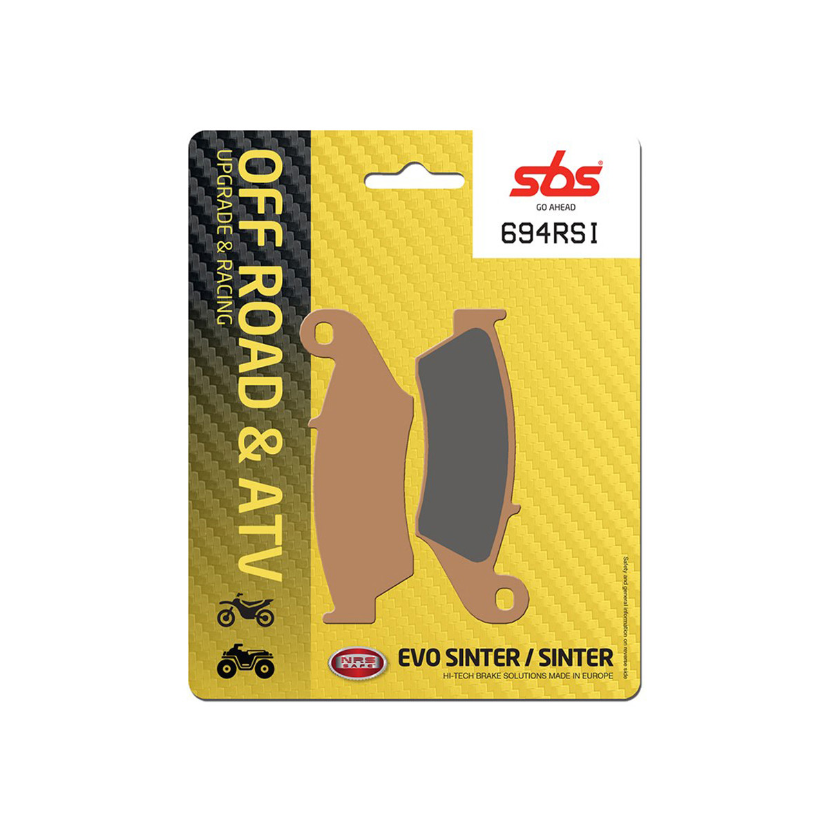 Kit Pastiglie Freno Moto Anteriori E Posteriori Per Honda X-ADV 750 (2017-2023) E FORZA 750 (2021-2023) - Semimetalliche
