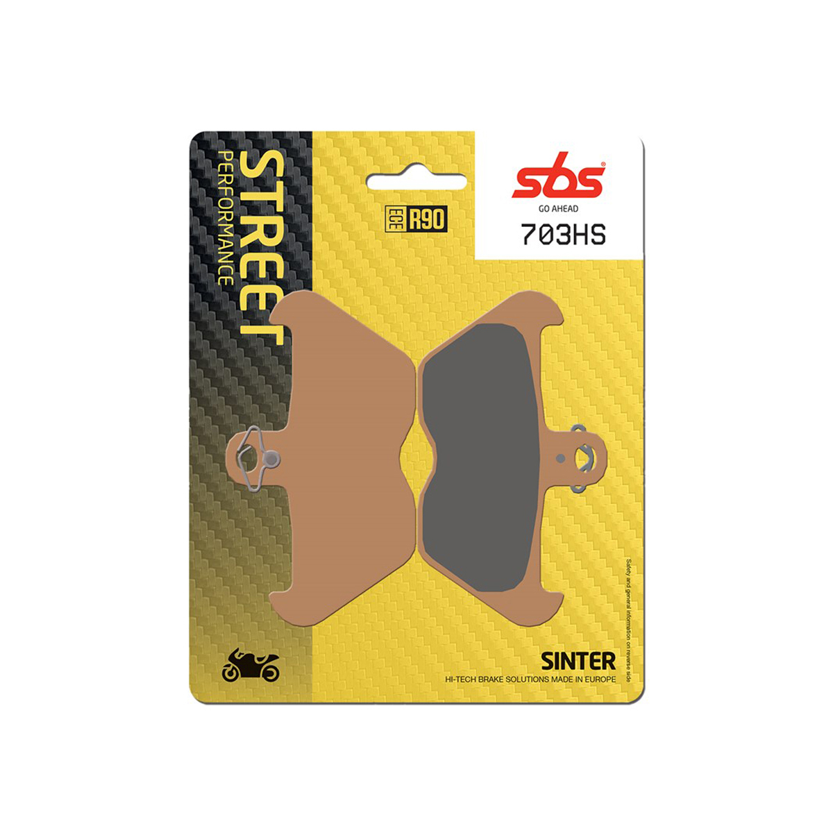 Set pastiglie freno anteriori SBS serie HS per BMW R 1100 RT 1995-1997