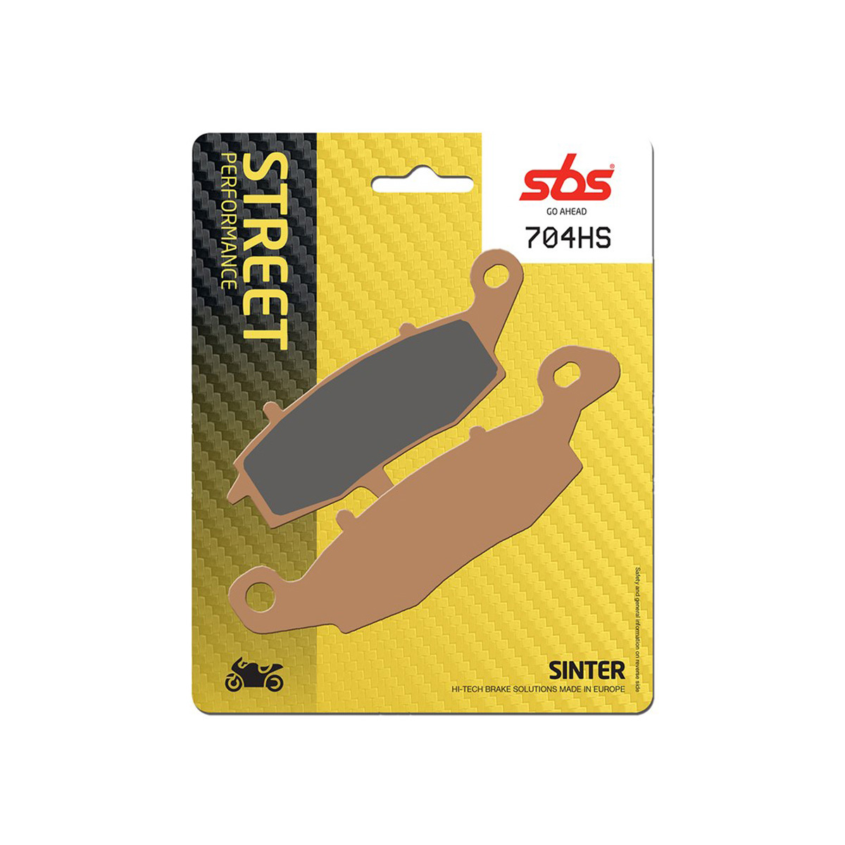 Set pastiglie freno anteriori SBS serie HS per SUZUKI VL 800 INTRUDER VOLUSIA 2000-2006