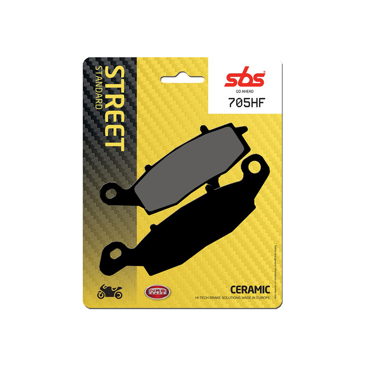 Set pastiglie freno anteriori SBS serie HF per KAWASAKI VN 800 VULCAN 1995-2005