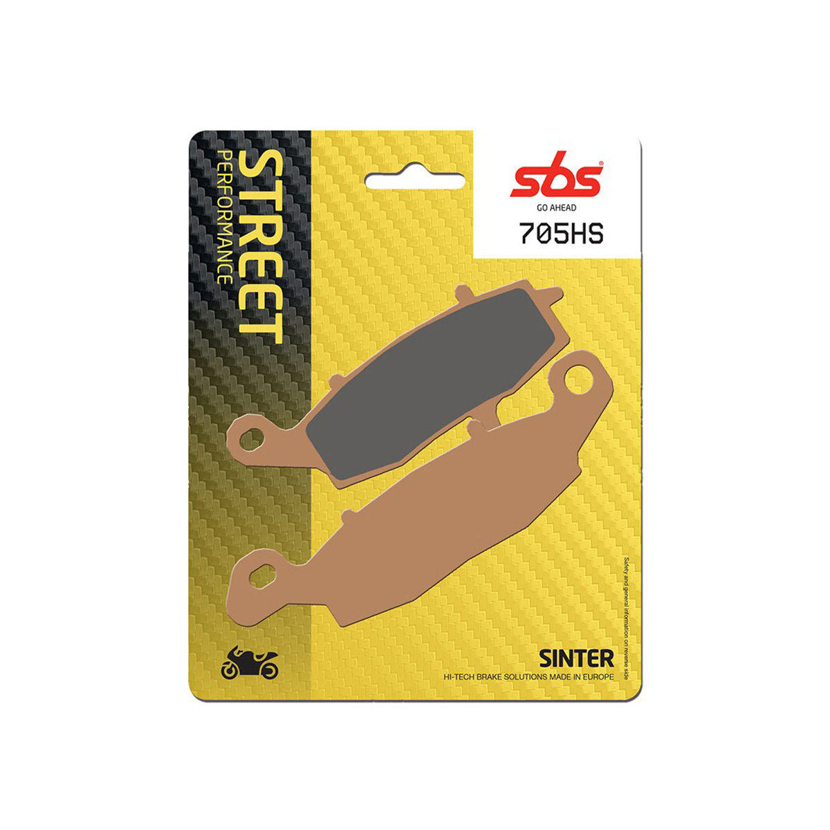 Set pastiglie freno anteriori SBS serie HS per KAWASAKI ER 5 2001-2006