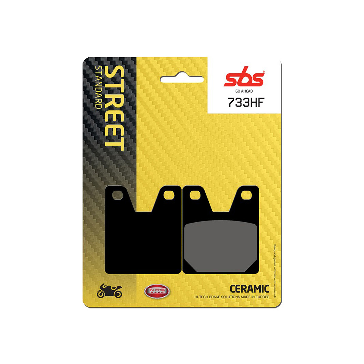 Set pastiglie freno posteriori SBS serie HF per YAMAHA YZF 1000 R1 1998-2001