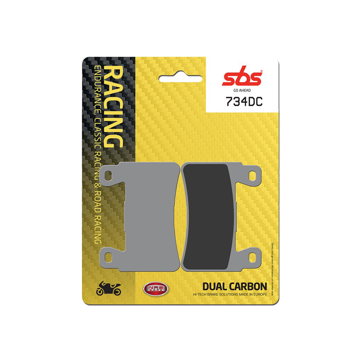 Set pastiglie freno anteriori SBS serie DC per HONDA VTR 1000 SP2 2002-2006