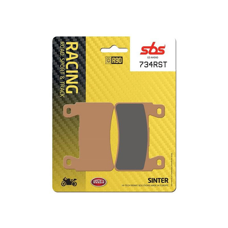 Set pastiglie freno anteriori SBS serie RST per HONDA VTR 1000 SP2 2002-2006