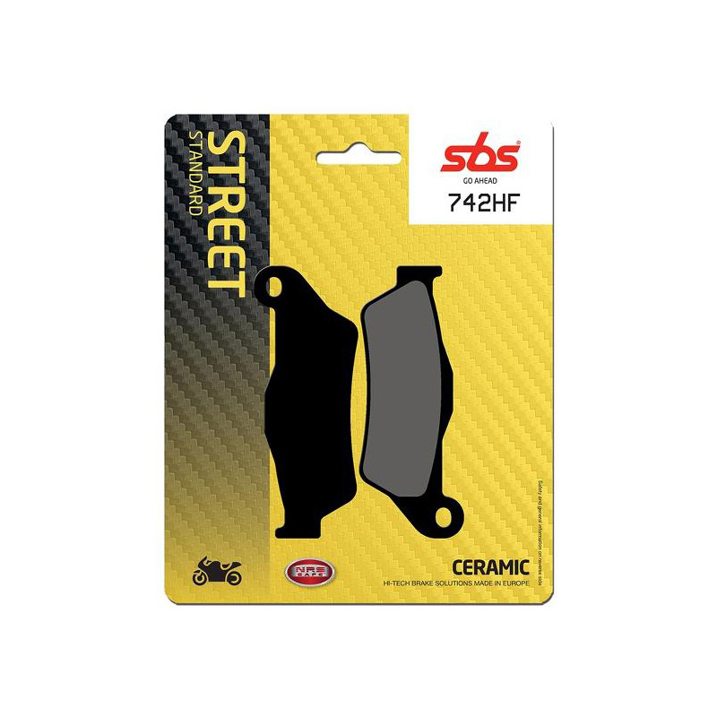 Set pastiglie freno posteriori SBS serie HF per BMW R 1200 RT 2005-2013