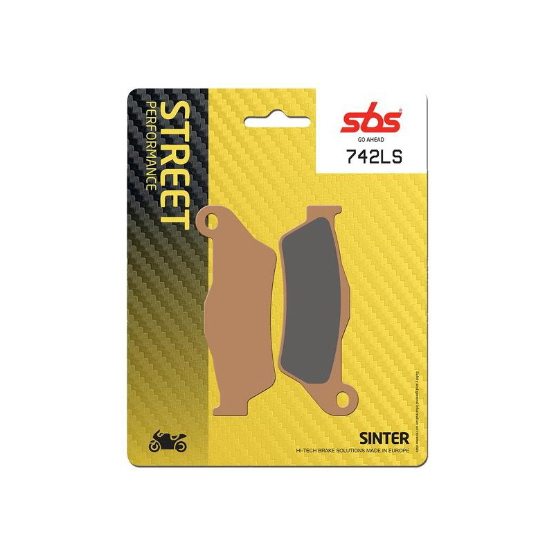 Set pastiglie freno posteriori SBS serie LS per BMW K 1200 S 2005-2009