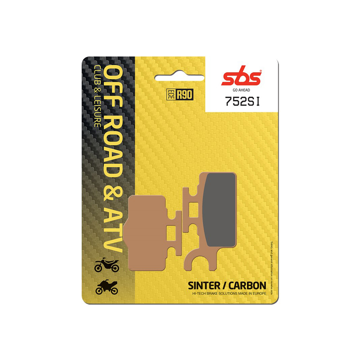 Set pastiglie freno anteriori SBS serie SI per SUZUKI RM 65 2000-2005