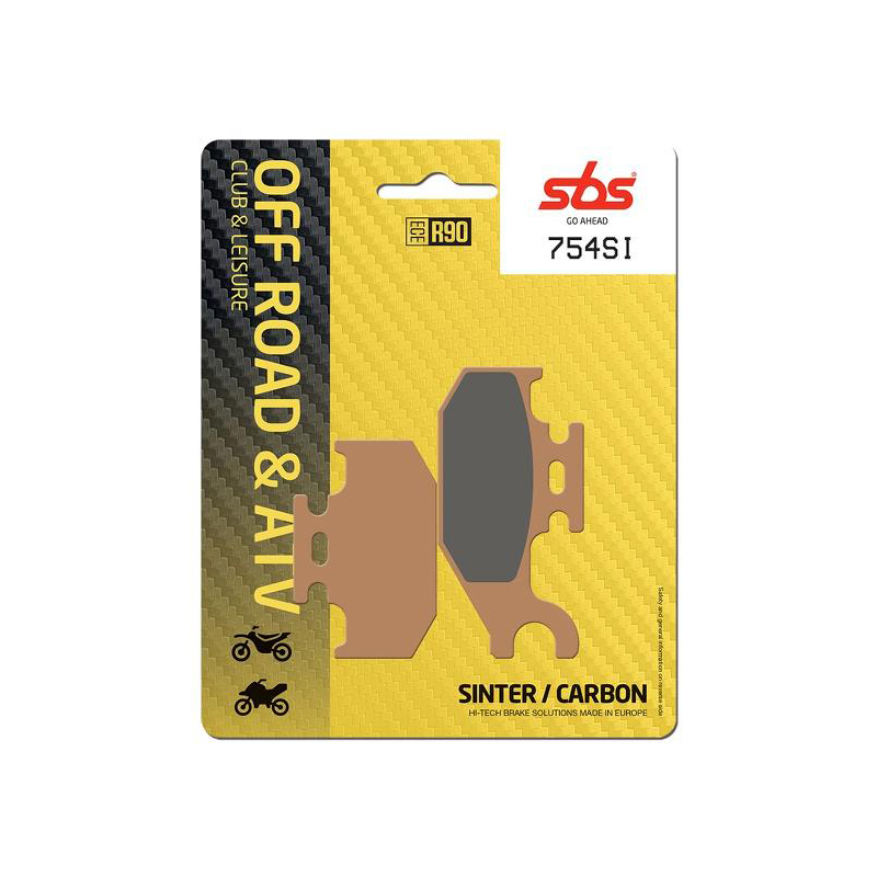 Set pastiglie freno posteriori offroad SBS serie SI per BENELLI CAFFE' NERO 250 2008-2012