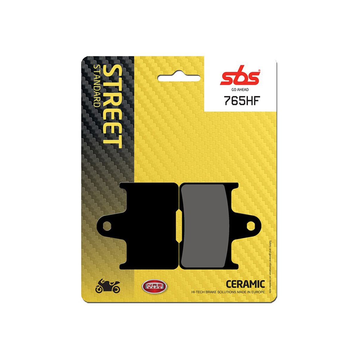 Set pastiglie freno posteriori SBS serie HF per SUZUKI GSX-R 1000 2003