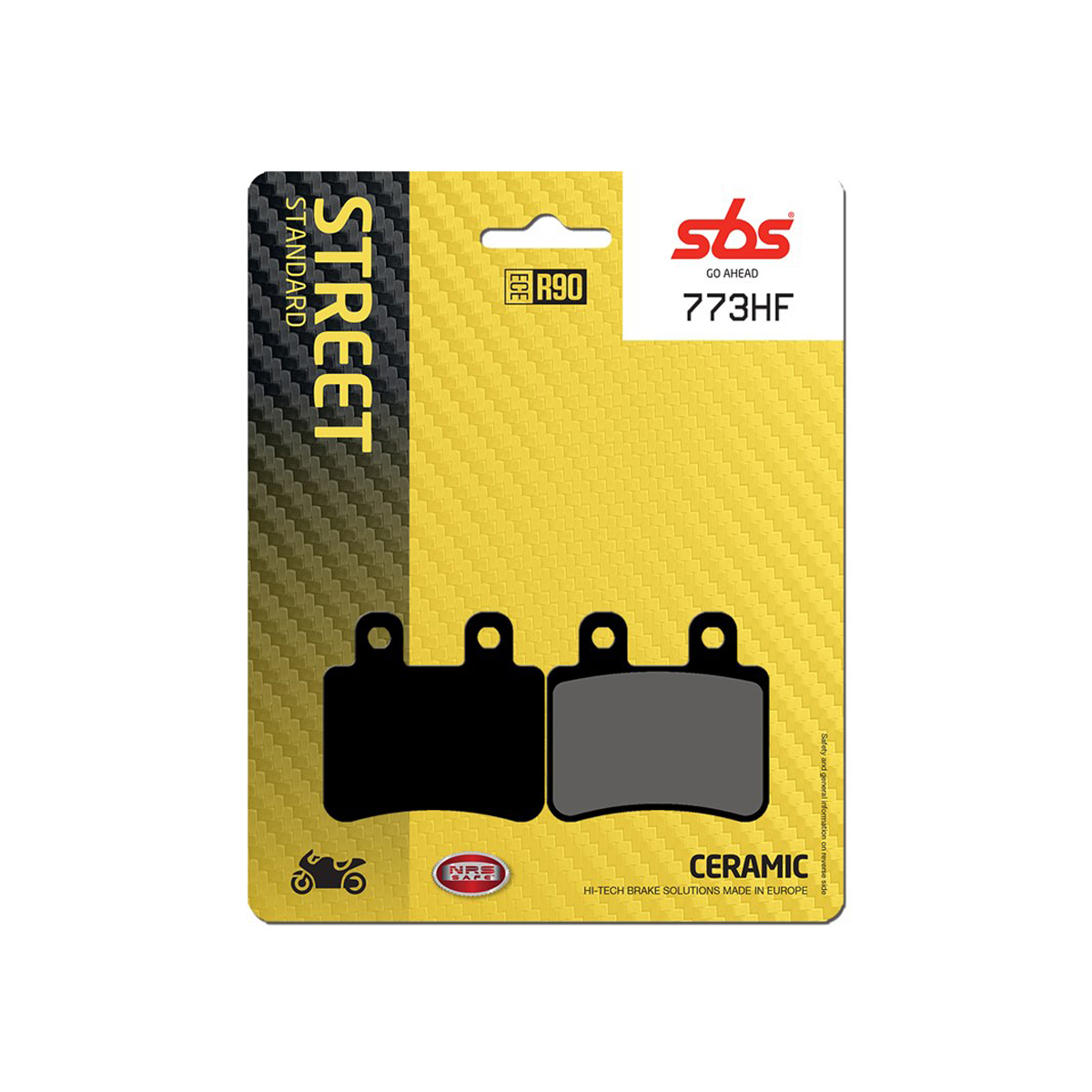 Set pastiglie freno posteriori SBS serie HF per YAMAHA DT 50 R 2003-2008
