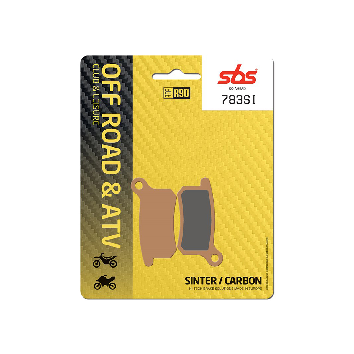 Set pastiglie freno anteriori SBS serie SI per KTM 65 SX 2004-2008