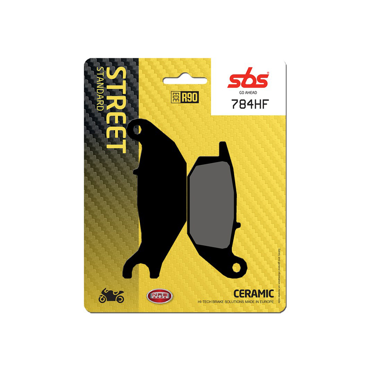 Set pastiglie freno posteriori SBS serie HF per HONDA CBR 125 R 2004-2010