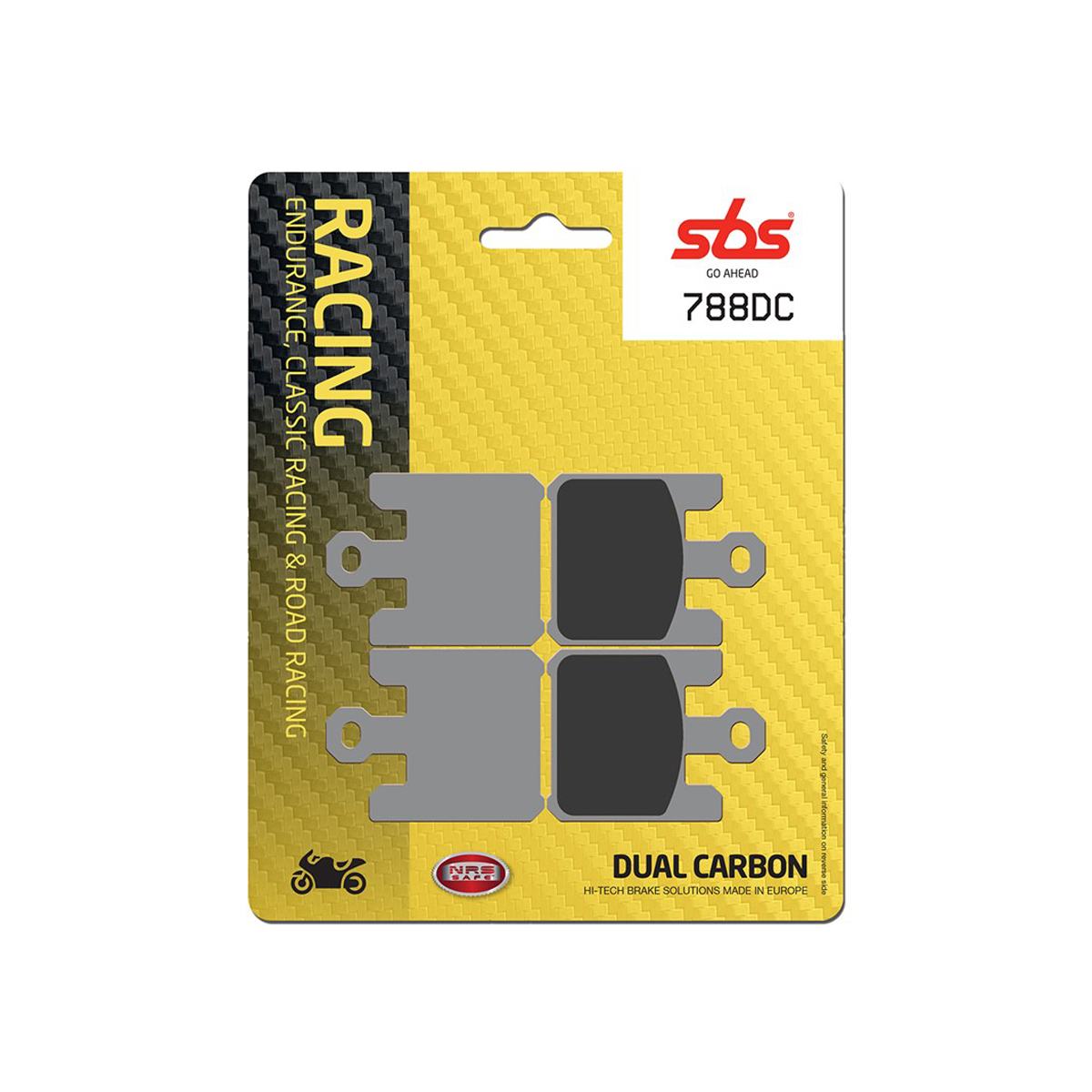 Set pastiglie freno anteriori SBS serie DC per KAWASAKI ZX 10 R 2004-2007