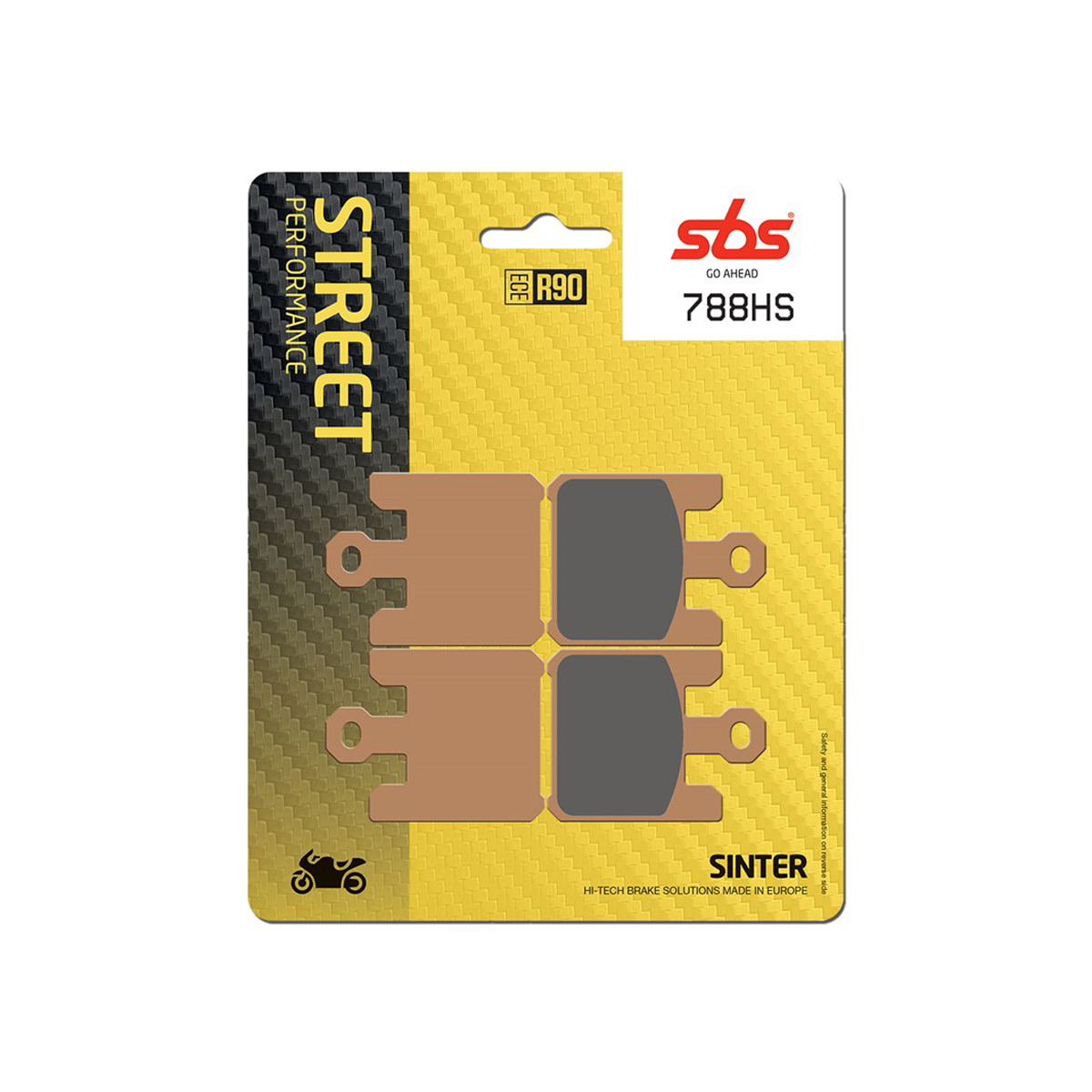 Set pastiglie freno anteriori SBS serie HS per DERBI MULHACEN 660 2006-2012