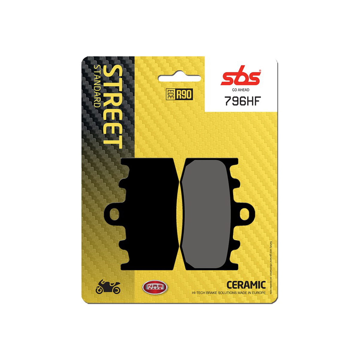 Set pastiglie freno anteriori SBS serie HF per BMW R 850 RT 2002-2005