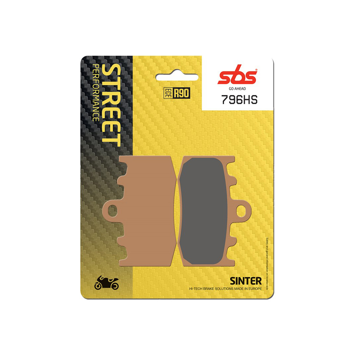 Set pastiglie freno anteriori SBS serie HS per BMW R 1200 GS ADVENTURE 2006-2013