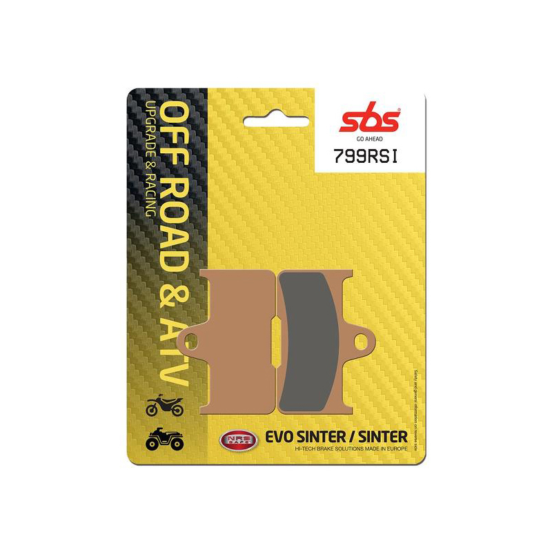 Set pastiglie freno posteriori SBS serie RSI per YAMAHA GRIZZLY 660 2002-2006