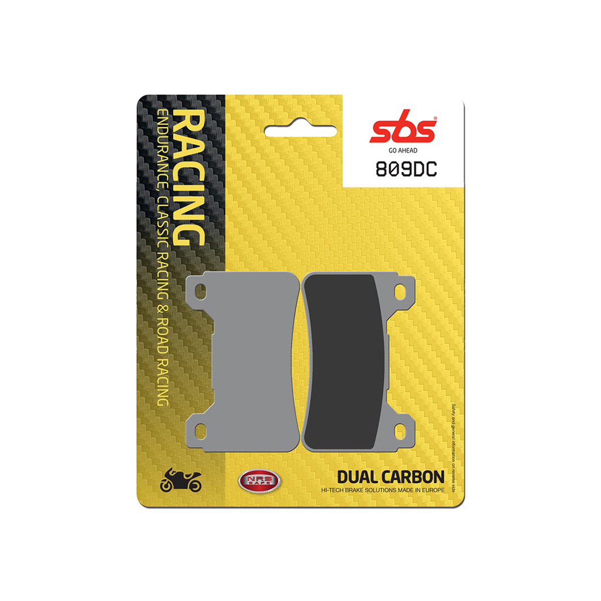 Set pastiglie freno anteriori SBS serie DC per HONDA CB 1000 R 2008-2016