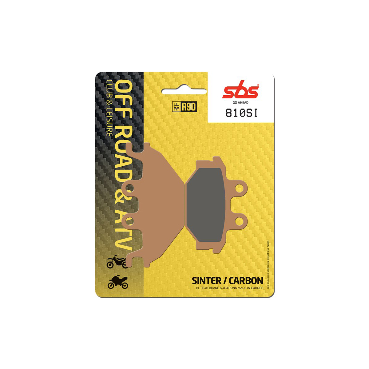 Set pastiglie freno anteriori SBS serie SI per KYMCO MAXXER 300 / MONGOOSE 2005-2012