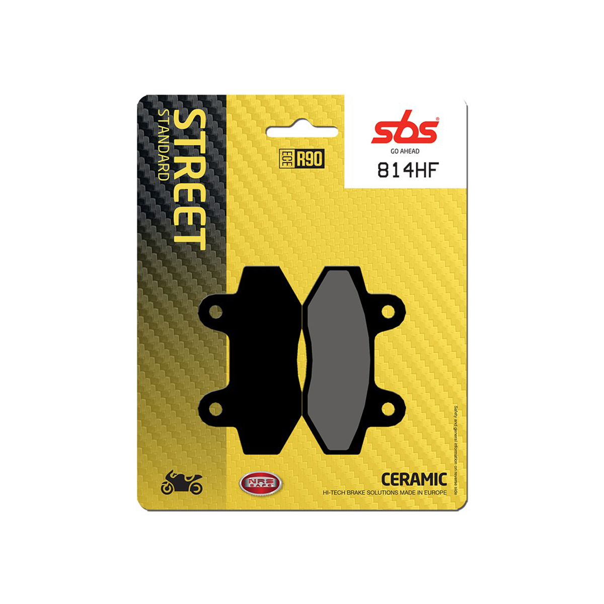 Set pastiglie freno anteriori SBS serie HF per HYOSUNG COMET GT 250 2001-2015