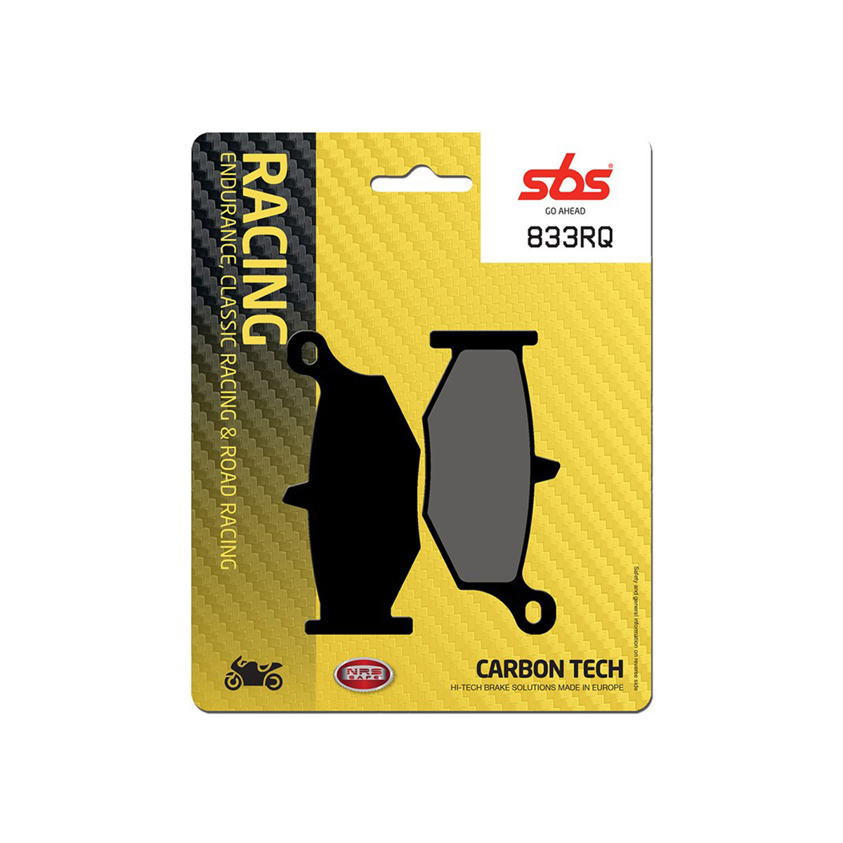 Set pastiglie freno posteriori race SBS serie RQ per SUZUKI V-STROM /XT 1000 2014-2020