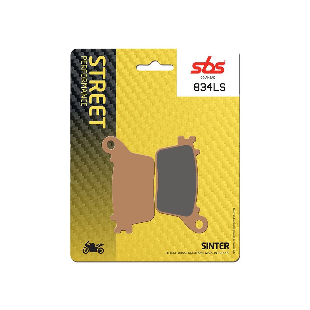 Set pastiglie freno posteriori SBS serie LS per HONDA CBR 600 RR 2007-2016