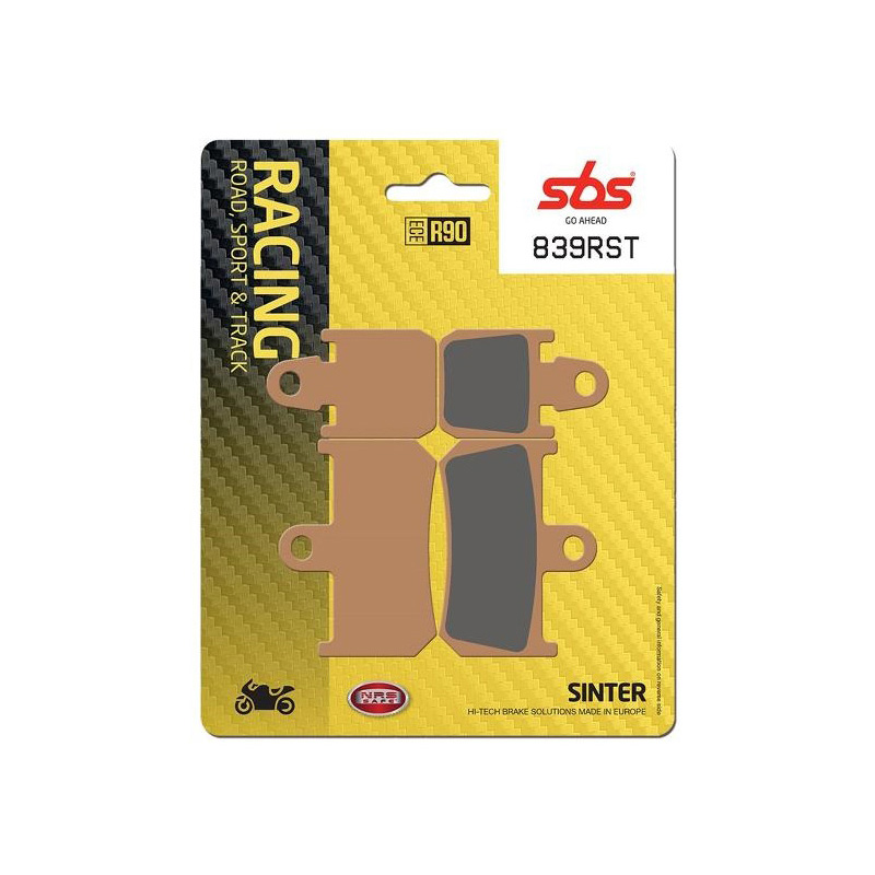 Set pastiglie freno anteriori SBS serie RST per YAMAHA YZF 1000 R1 2007-2014