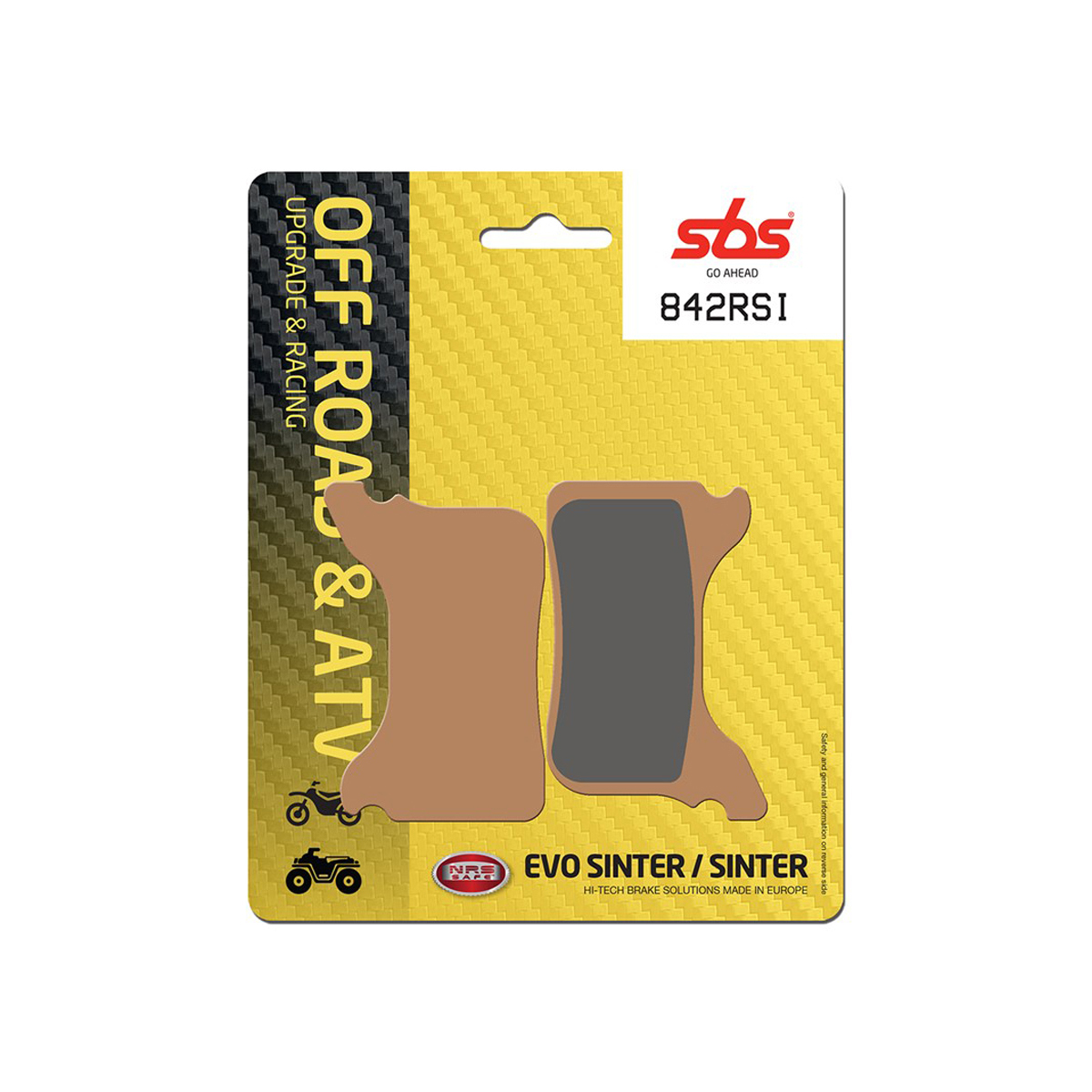 Set pastiglie freno anteriori SBS serie RSI per APRILIA SXV 550 2006-2013
