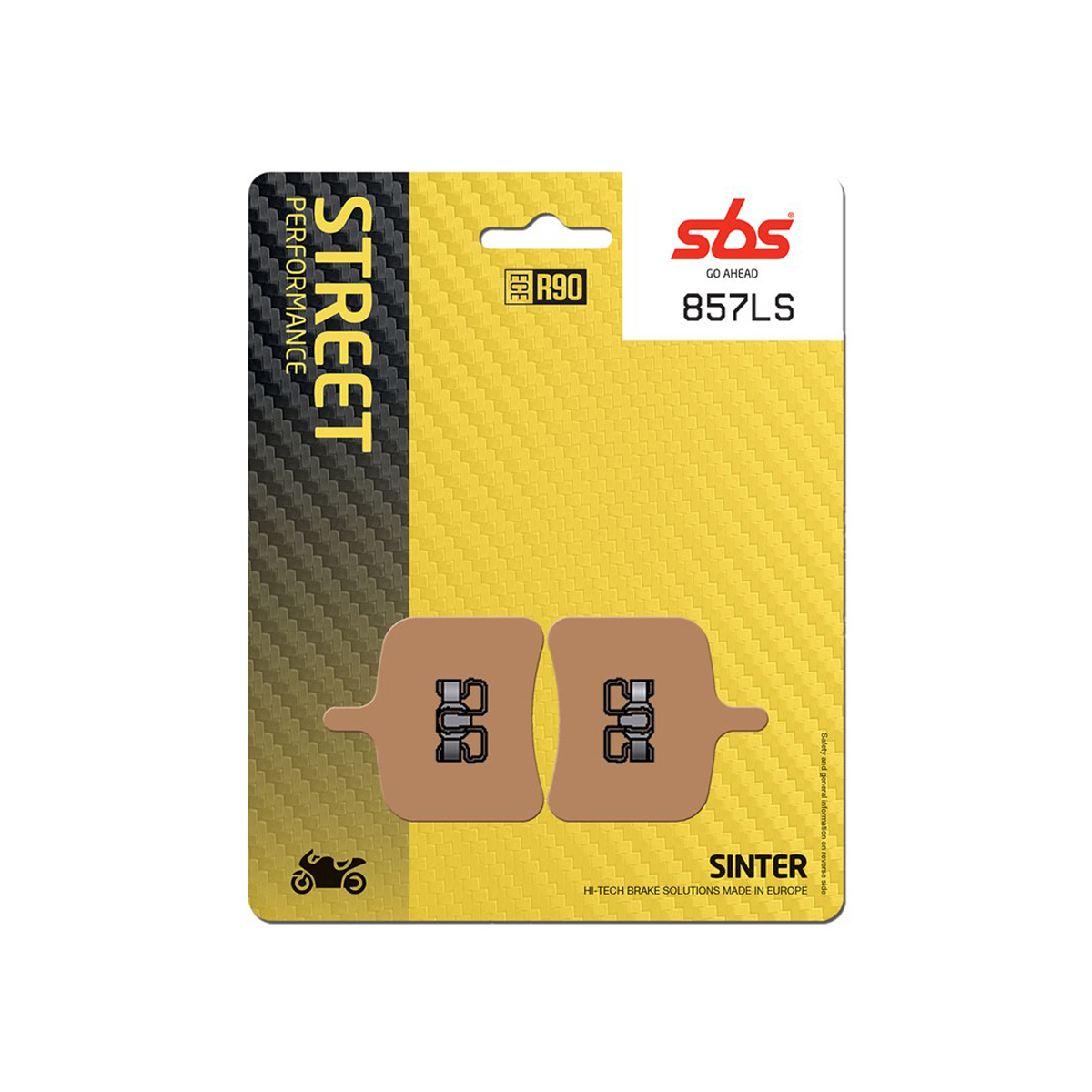 Set pastiglie freno posteriori SBS serie LS per BUELL 1125 CR 2007-2011