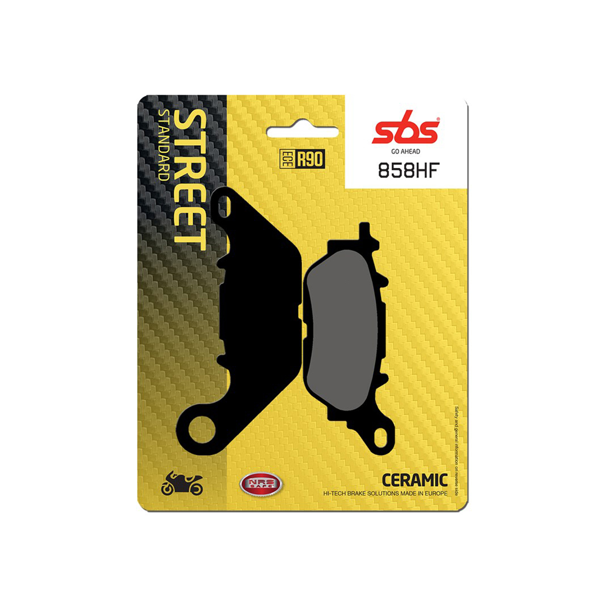 Set pastiglie freno anteriori SBS serie HF per MBK WAAP 125 2008-2010