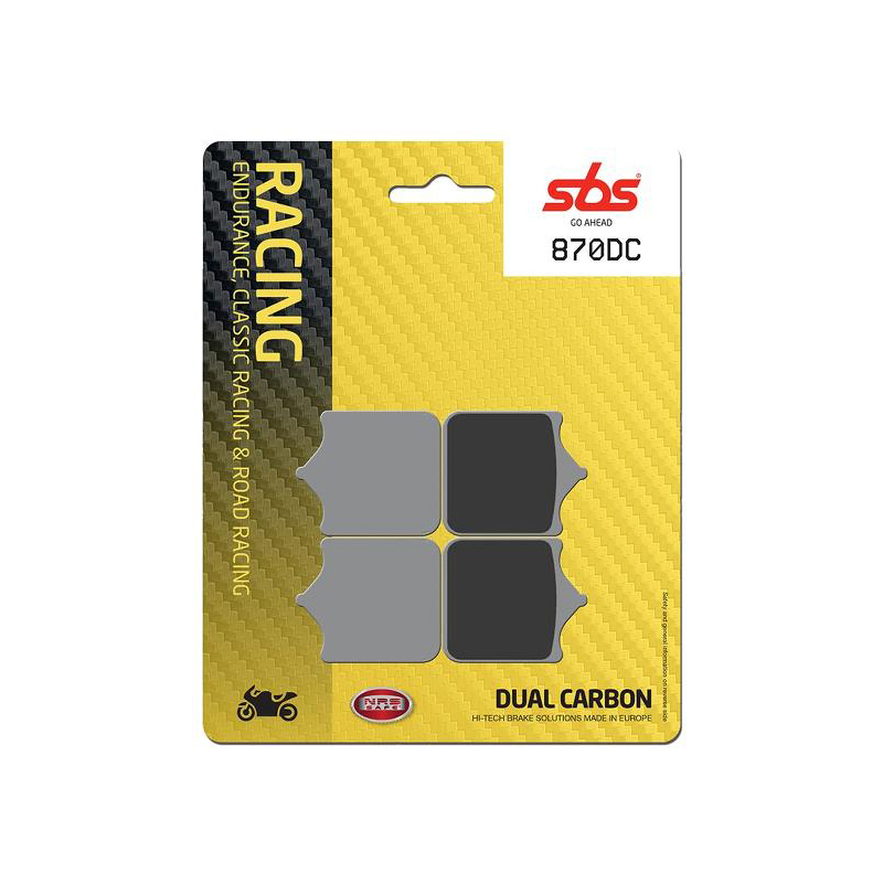 Set pastiglie freno anteriori SBS serie DC per BMW S 1000 R 2014-2020