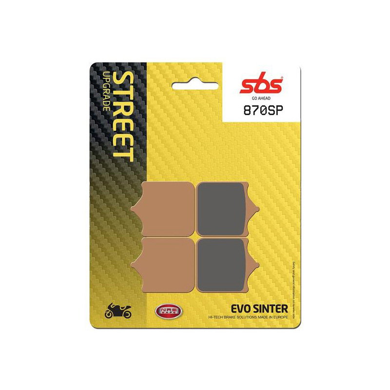 Set pastiglie freno anteriori SBS serie SP per BMW HP4 2012
