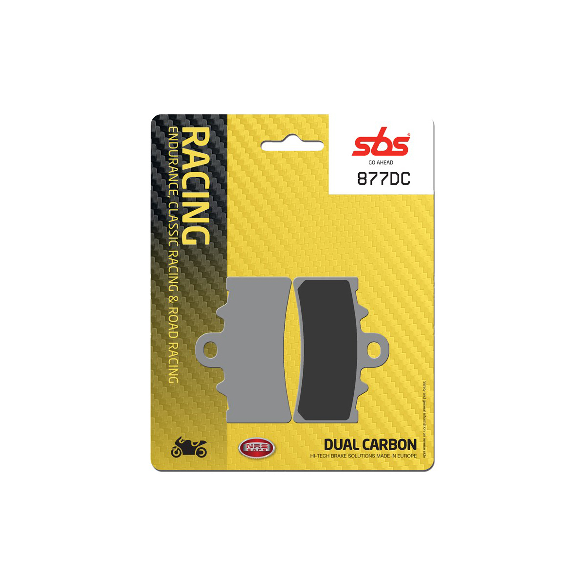 Set pastiglie freno anteriori SBS serie DC per KTM 390 RC 2015-2020