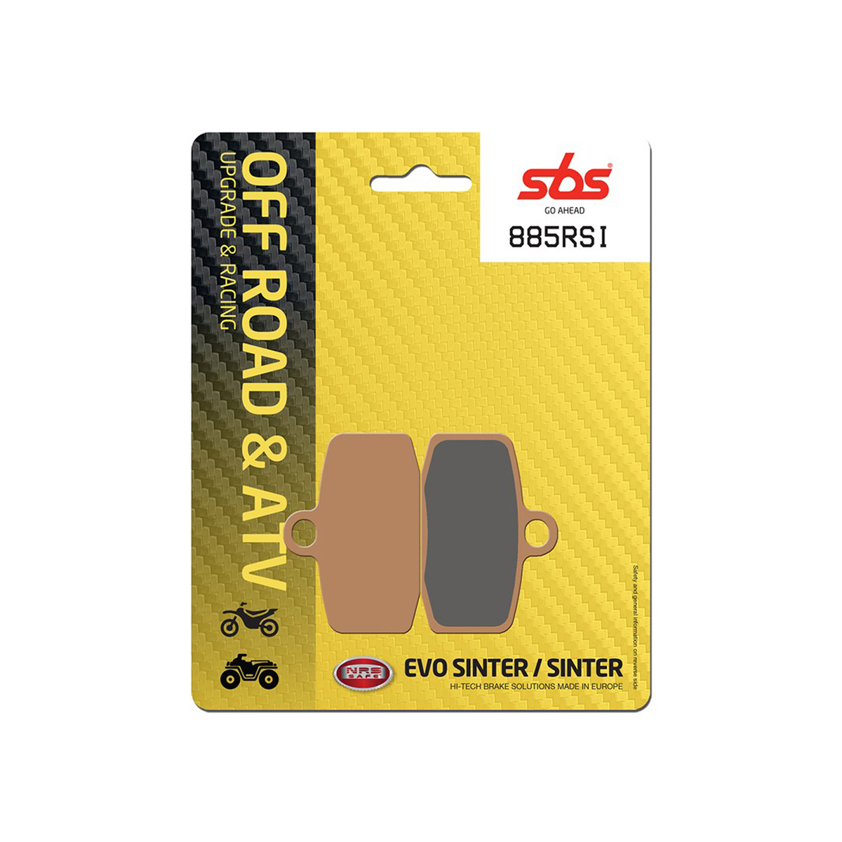 Set pastiglie freno anteriori SBS serie RSI per KTM FREERIDE ELECTRIC 2015-2016