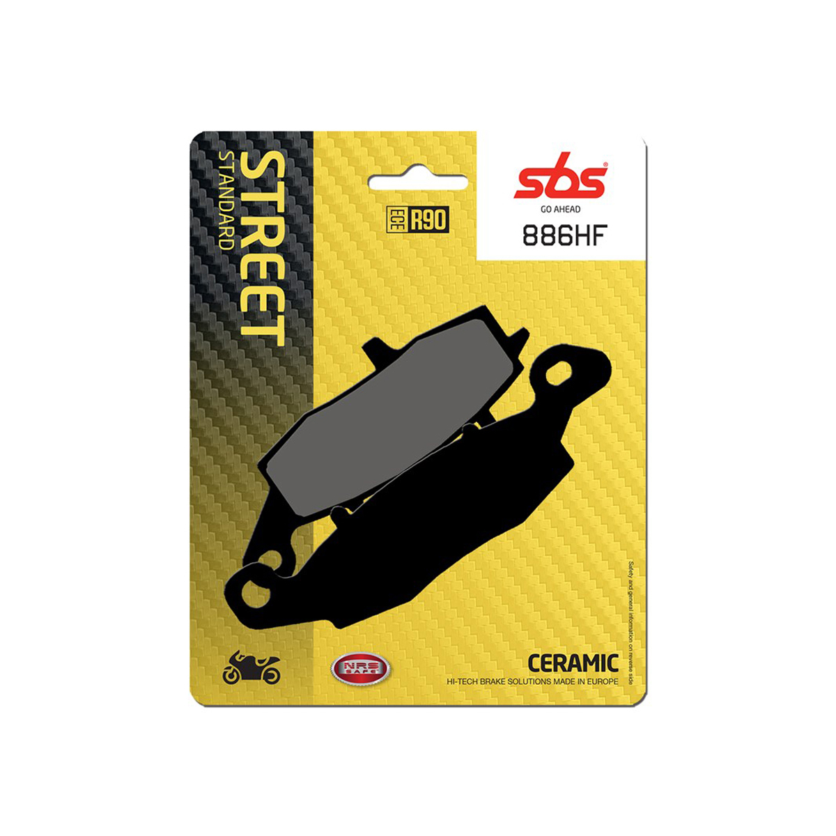 Set pastiglie freno posteriori SBS serie HF per KAWASAKI VN 2000 2008-2011