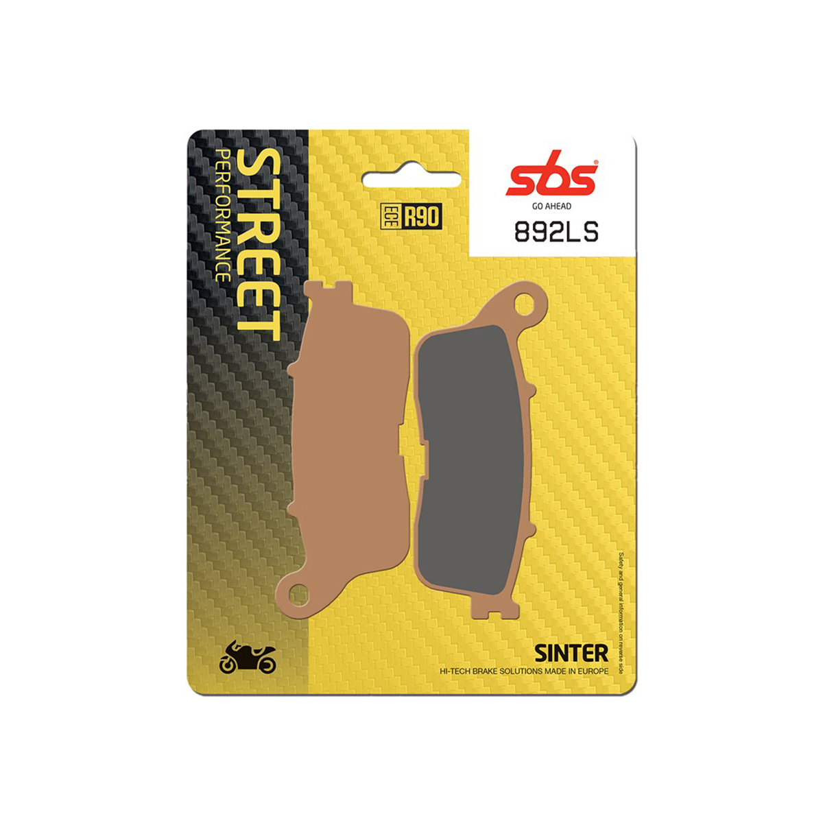 Set pastiglie freno posteriori SBS serie LS per HONDA VFR 1200 F 2010-2016 DCT