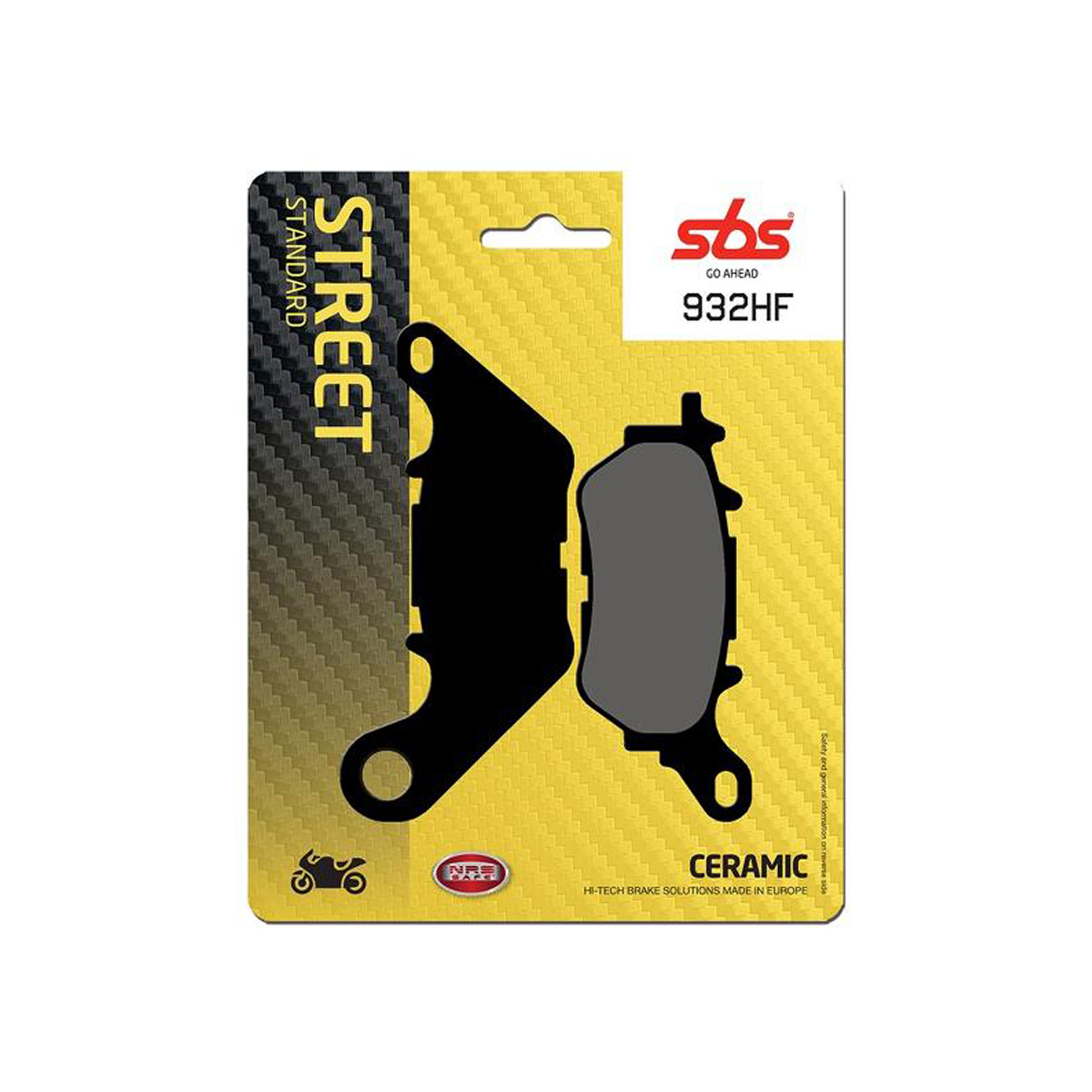 Set pastiglie freno posteriori SBS serie HF per YAMAHA MT-03 320 2016-2020