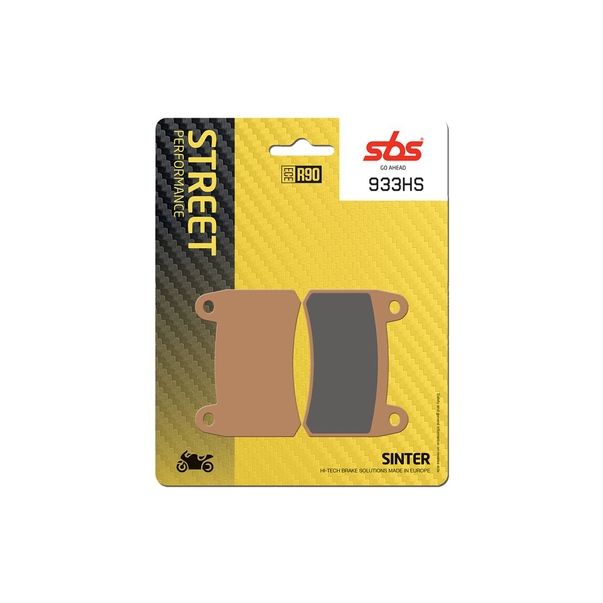 Set pastiglie freno anteriori SBS serie HS per BENELLI BN 302 S 2019-2020