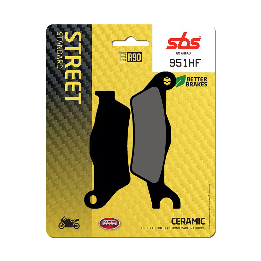 Set pastiglie freno anteriori SBS serie HF per SUZUKI GSX-S 125 2017-2020