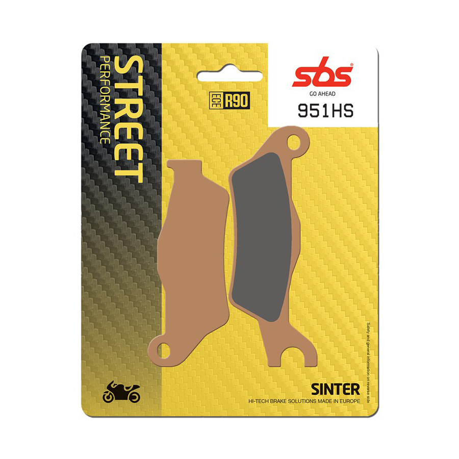 Set pastiglie freno anteriori SBS serie HS per SUZUKI GSX-R 125 2017-2020