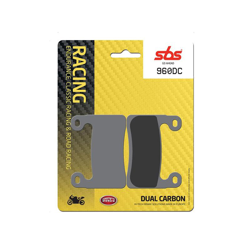 Set pastiglie freno anteriori SBS serie DC per BMW R 1250 RT 2019-2023