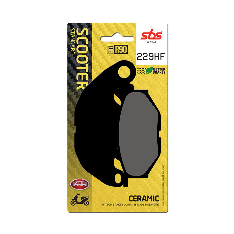 Set pastiglie freno anteriori SBS serie HF scooter per YAMAHA X MAX 300 2017-2020 ABS