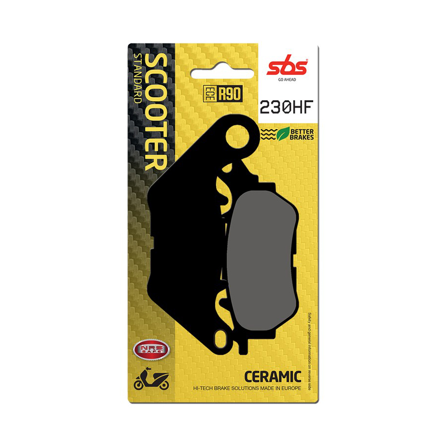 Set pastiglie freno posteriori SBS serie HF per YAMAHA X MAX 300 2017-2020 ABS